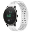 For SUUNTO 5 Peak 22mm Holes Breathable 3D Dots Silicone Watch Band(White) -  by PMC TechLife | Online Shopping South Africa | PMC TechLife
