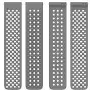 For  SUUNTO 9 Peak 22mm Holes Breathable 3D Dots Silicone Watch Band(Orange+White)
