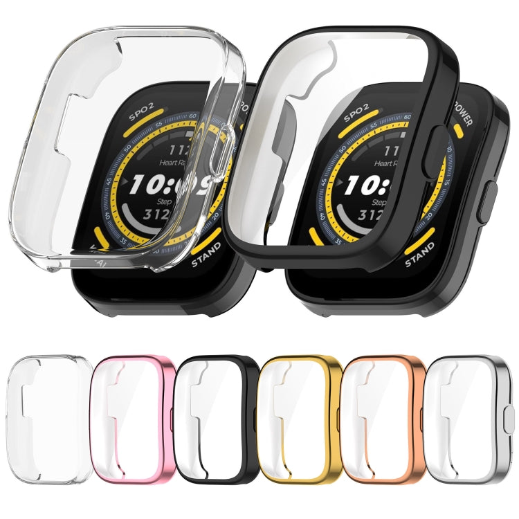 For Amazfit Bip 5 All-Inclusive TPU Protective Case(Pink) - Watch Cases by PMC TechLife | Online Shopping South Africa | PMC TechLife