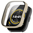For Amazfit Bip 5 Tempered Film Integrated PC Watch Protective Case(Ivory) - Watch Cases by PMC TechLife | Online Shopping South Africa | PMC TechLife | Buy Now Pay Later Mobicred