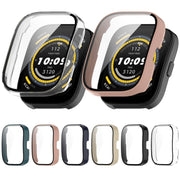 For Amazfit Bip 5 Tempered Film Integrated PC Watch Protective Case(Transparent)