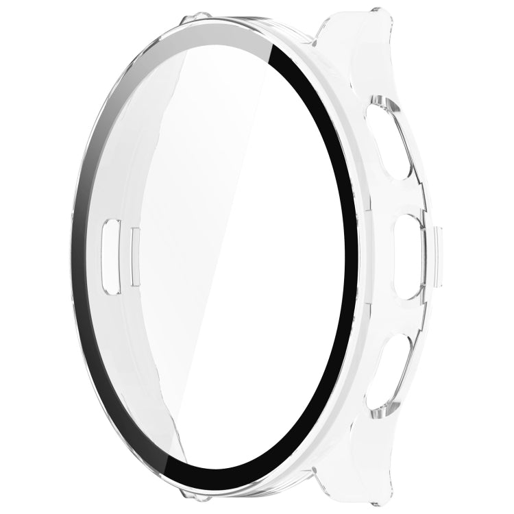 For Garmin Venu 3 PC + Tempered Film Integrated Watch Protective Case(Transparent)