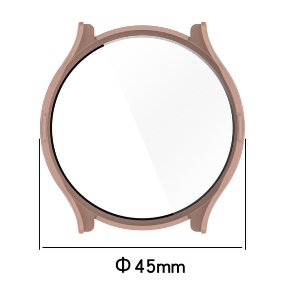 For Garmin Venu 3 PC + Tempered Film Integrated Watch Protective Case(Transparent)