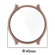 For Garmin Venu 3 PC + Tempered Film Integrated Watch Protective Case(Pink)