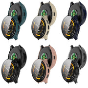 For Garmin Venu 3S PC + Tempered Film Integrated Watch Protective Case(Blue)