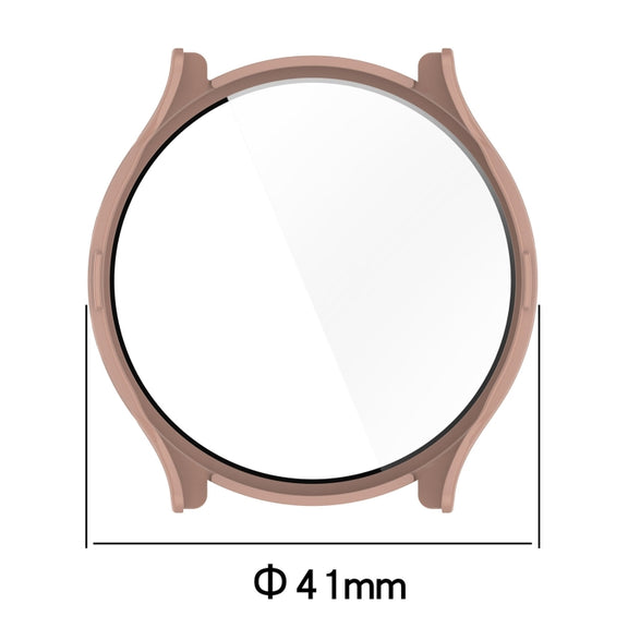 For Garmin Venu 3S PC + Tempered Film Integrated Watch Protective Case(Transparent)
