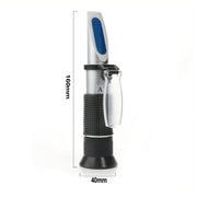 RZ121 Alcohol Refractometer Grape Wine Sugar Content 0~25% Alcohol Concentration 0~40% Brix Tester Meter ATC Handheld Tool