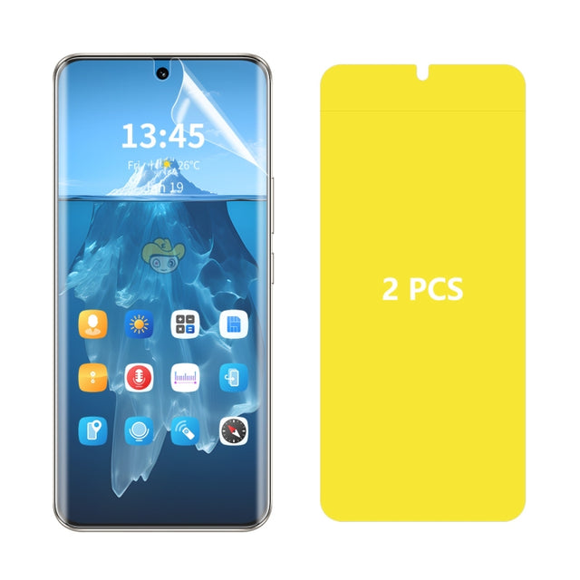 For Huawei Pura 70 Pro / Pura 70 Pro+ 2pcs ENKAY Hat-Prince Full Glue Soft Explosion-proof Hydrogel Film