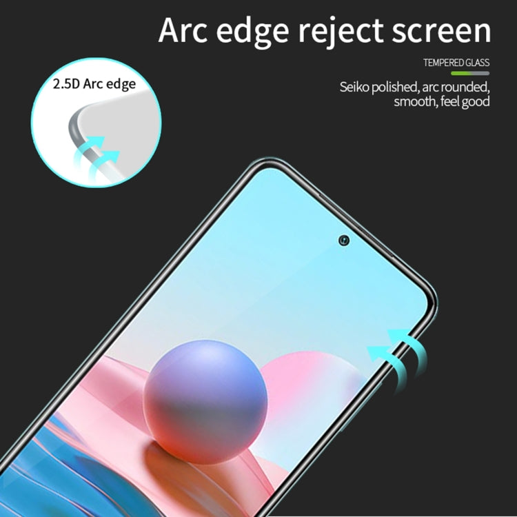 For Motorola Moto G84 MOFI 9H 2.5D Full Screen Tempered Glass Film(Black) - Motorola Tempered Glass by MOFI | Online Shopping South Africa | PMC TechLife