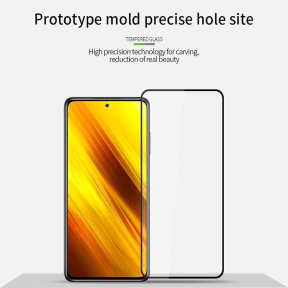 For Huawei Mate 60 MOFI 9H 2.5D Full Screen Tempered Glass Film(Black)