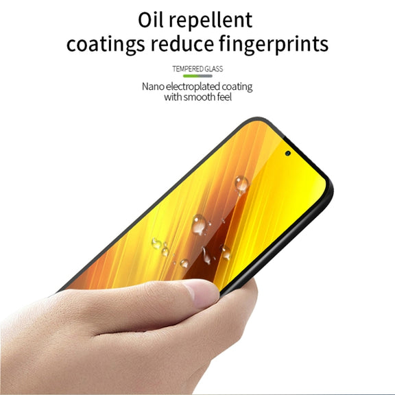 For Huawei Mate 60 MOFI 9H 2.5D Full Screen Tempered Glass Film(Black)