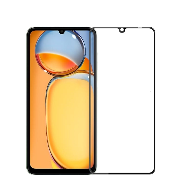 For Xiaomi Redmi 13C 4G / 5G MOFI 9H 3D Explosion-proof Tempered Glass Film(Black) -  by MOFI | Online Shopping South Africa | PMC TechLife | Buy Now Pay Later Mobicred