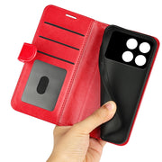 For Xiaomi Redmi K70 R64 Texture Horizontal Flip Leather Phone Case(Red)