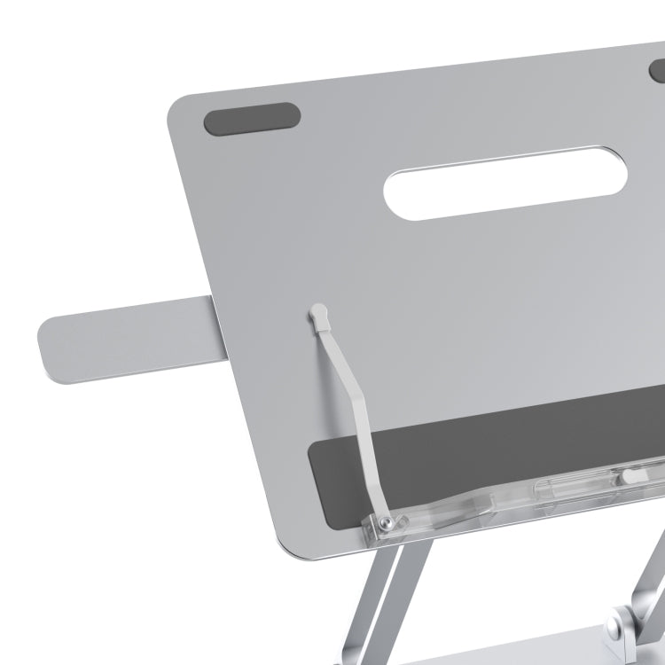 AP-2DB With Book Clips Portable Folding Laptop Adjustable Hollow Heat Dissipation Stand - Laptop Stand by PMC Jewellery | Online Shopping South Africa | PMC Jewellery | Buy Now Pay Later Mobicred