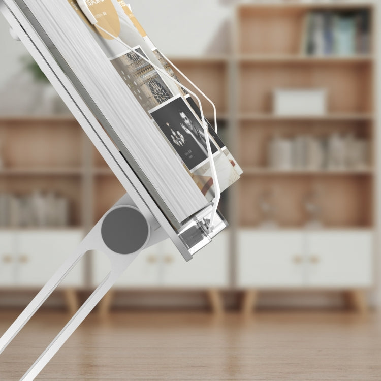 AP-2DB With Book Clips Portable Folding Laptop Adjustable Hollow Heat Dissipation Stand - Laptop Stand by PMC Jewellery | Online Shopping South Africa | PMC Jewellery | Buy Now Pay Later Mobicred