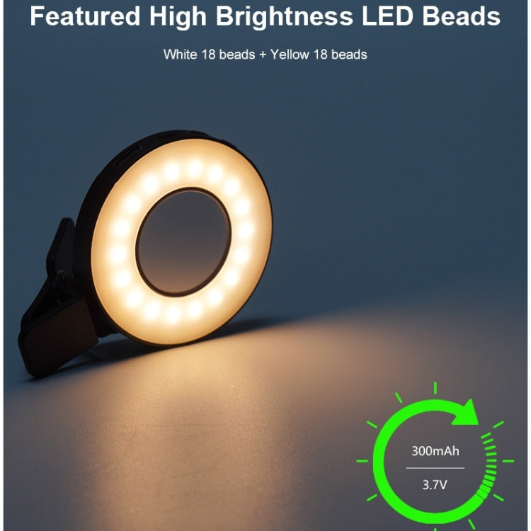 VLOGLITE W36 Mini LED Cell Phone Fill Light With Makeup Mirror Magnetic Selfie Ring Light - free shipping - PMC Jewellery - Order now!