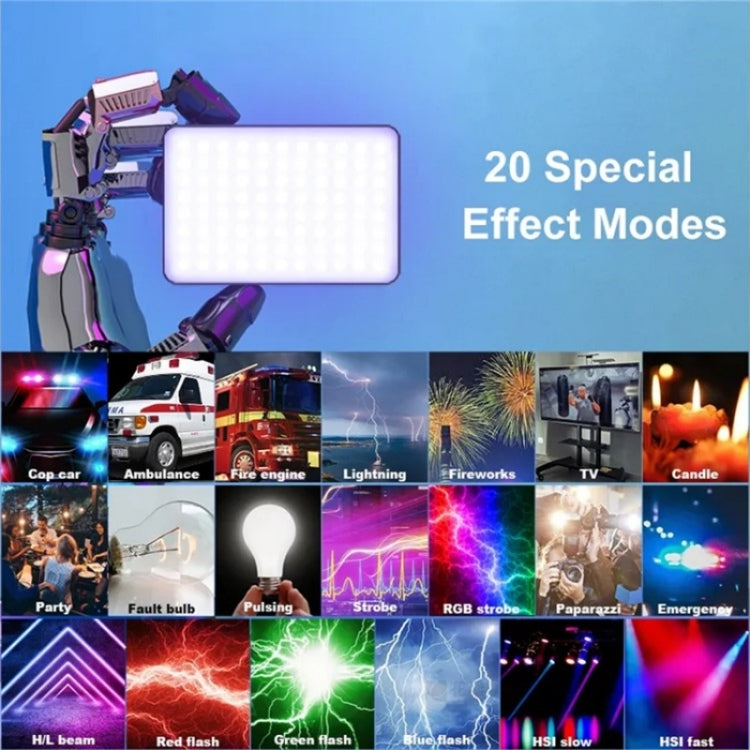 VLOGLITE PAD192RGB For DSLR Camera Gopro LED Camera Fill Light RGB Full Color Photography Lighting - free shipping - PMC Jewellery - Order now!