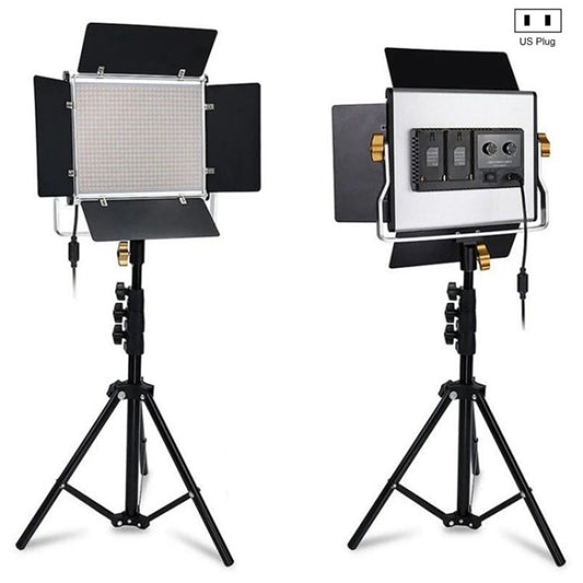 VLOGLITE W660S For Video Film Recording 3200-5600K Lighting LED Video Light with Tripod, Plug:US Plug - free shipping - PMC Jewellery - Order now!
