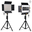 VLOGLITE W660S For Video Film Recording 3200-5600K Lighting LED Video Light with Tripod, Plug:UK Plug - free shipping - PMC TechLife - Order now!