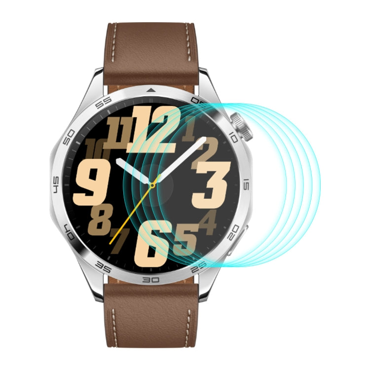 For Huawei Watch GT 4 46mm 5pcs ENKAY Hat-Prince 0.2mm 9H Tempered Glass Screen Protector Watch Film - Screen Protector by ENKAY | Online Shopping South Africa | PMC TechLife | Buy Now Pay Later Mobicred