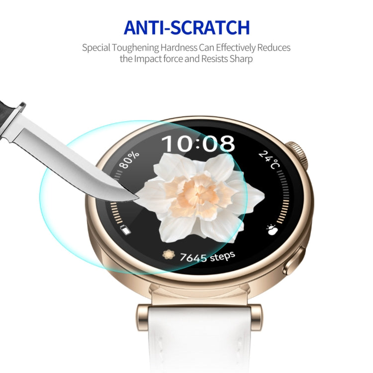For Huawei Watch GT 4 41mm 10pcs ENKAY Hat-Prince 0.2mm 9H Tempered Glass Screen Protector Watch Film - Screen Protector by ENKAY | Online Shopping South Africa | PMC TechLife | Buy Now Pay Later Mobicred