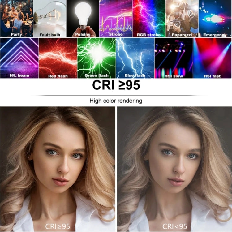 VLOGLITE W150RGB-II With LCD Display RGB Video Light Handheld Light Stick LED Video Light - free shipping - PMC Jewellery - Order now!
