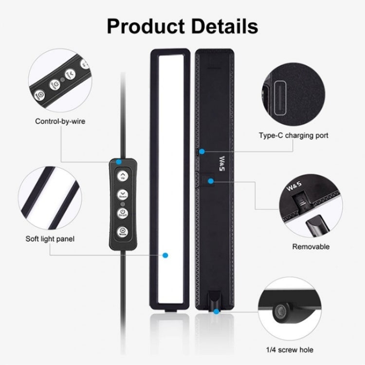 VLOGLITE WS66 LED Webcam Streaming Lights Video Conference Lighting Laptop Light with Tripod -  by VLOGLITE | Online Shopping South Africa | PMC TechLife | Buy Now Pay Later Mobicred