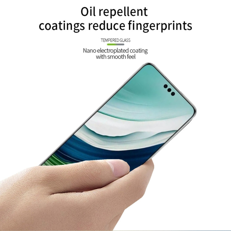 For Huawei Mate 60 Pro MOFI 9H 3D Hot Bending Tempered Glass Film(Black) - Huawei Tempered Glass by MOFI | Online Shopping South Africa | PMC TechLife | Buy Now Pay Later Mobicred