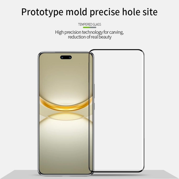 For Huawei nova 12 Pro / 12 Ultra MOFI 9H 3D Hot Bending Tempered Glass Film(Black) - Huawei Tempered Glass by MOFI | Online Shopping South Africa | PMC TechLife | Buy Now Pay Later Mobicred