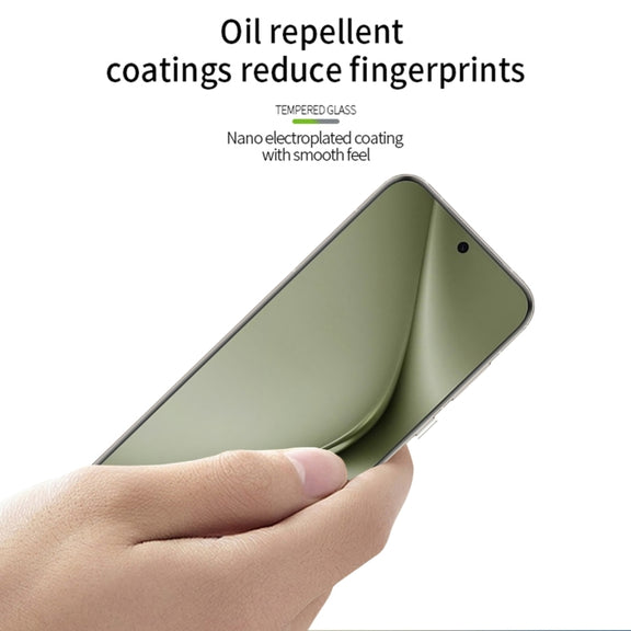 For Huawei Pura 70 Pro /70 Pro+ / 70 Ultra MOFI 9H 3D Hot Bending Tempered Glass Film(Black)