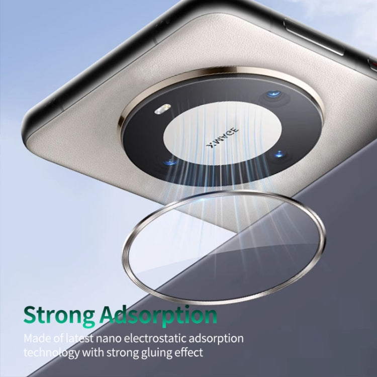 For Huawei Mate 60 Pro / Mate 60 Pro+ ENKAY Hat-Prince 9H Rear Camera Lens Aluminium Alloy Tempered Glass Full Film(Silver) - Huawei Tempered Glass by ENKAY | Online Shopping South Africa | PMC TechLife