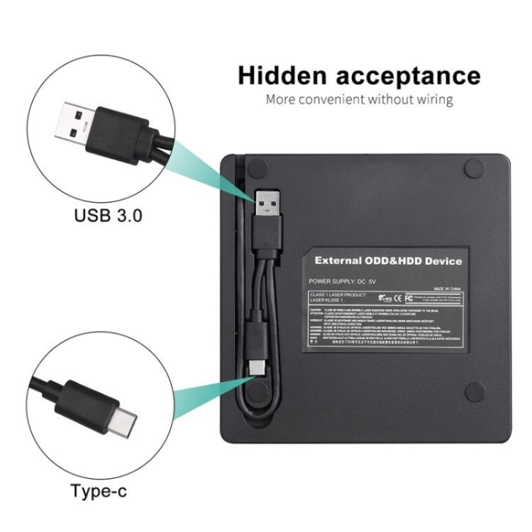 BT689 Portable DVD Burner External Optical Drive CD Player Win10 USB Optical Drive Recorder - free shipping - PMC Jewellery - Order now!