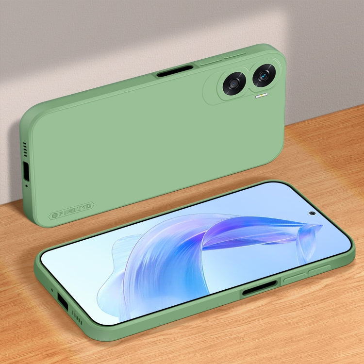 For Honor X50i / 90 Lite PINWUYO Sense Series Liquid Silicone TPU Phone Case(Green) - Honor Cases by PINWUYO | Online Shopping South Africa | PMC TechLife