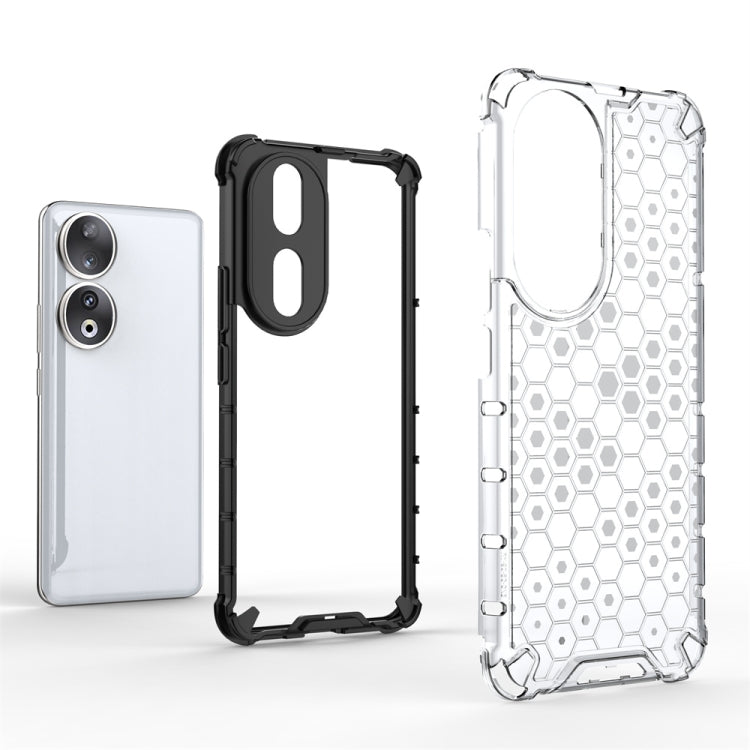 For Honor 90 Shockproof Honeycomb Phone Case(White) - Honor Cases by PMC TechLife | Online Shopping South Africa | PMC TechLife