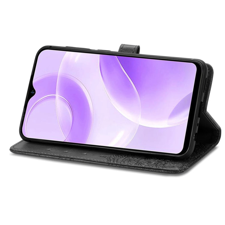 For Ulefone Note 15 Mandala Flower Embossed Leather Phone Case(Black) - Ulefone Cases by PMC Jewellery | Online Shopping South Africa | PMC Jewellery | Buy Now Pay Later Mobicred