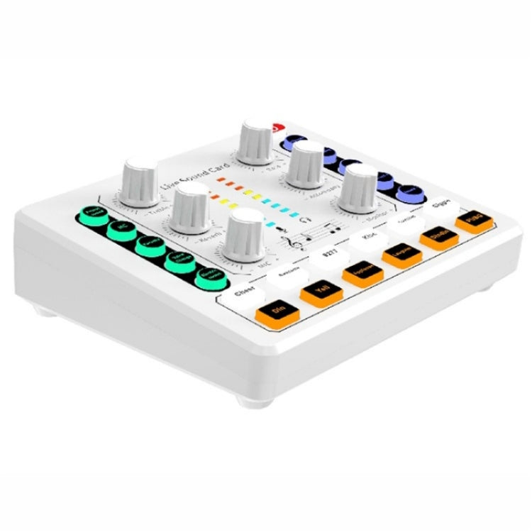 BM800 Live Sound Card with Condenser Microphone Kit(White) - Live Sound Effects Processors by PMC TechLife | Online Shopping South Africa | PMC TechLife | Buy Now Pay Later Mobicred