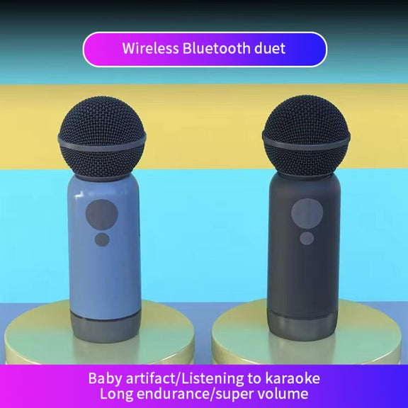 K1 Handheld Bluetooth Microphone Support Mobile Phone Connection(Purple)