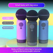 K1 Handheld Bluetooth Microphone Support Mobile Phone Connection(Purple)