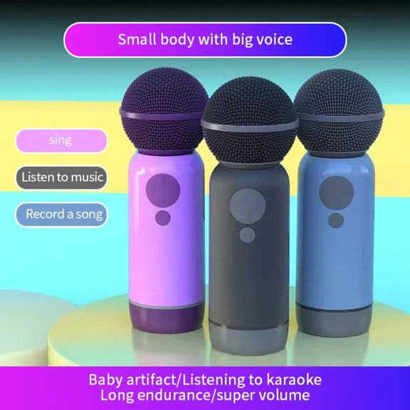 K1 Handheld Bluetooth Microphone Support Mobile Phone Connection(Purple)