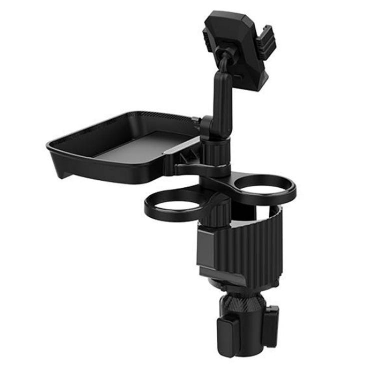 A06 Multifunctional Car Cup Mug Bottle Holder Mobile Phone Mount Stand Food Snack Tray Table(Green) - Car Drink Holders by PMC TechLife | Online Shopping South Africa | PMC TechLife | Buy Now Pay Later Mobicred