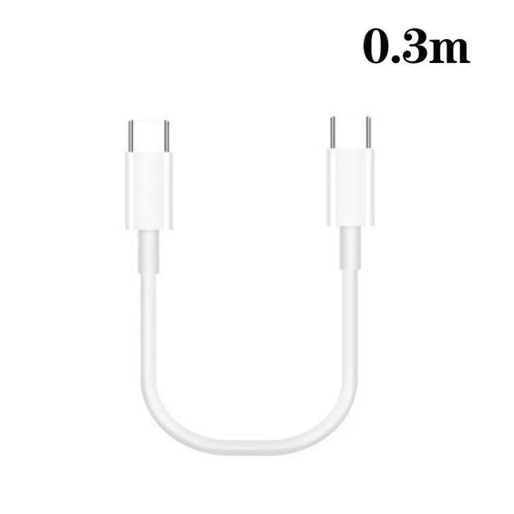 XJ-97 60W 3A USB-C / Type-C to Type-C Fast Charging Data Cable, Cable Length:0.3m - USB-C & Type-C Cable by PMC TechLife | Online Shopping South Africa | PMC TechLife | Buy Now Pay Later Mobicred