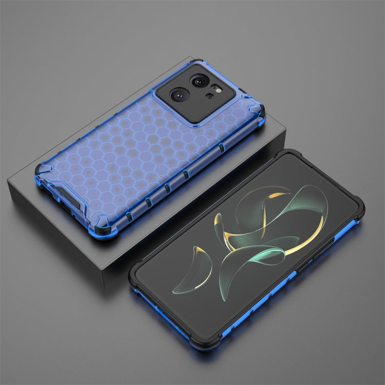 For Redmi K60 Ultra Shockproof Honeycomb Phone Case(Blue) - Redmi K60 Ultra Cases by PMC TechLife | Online Shopping South Africa | PMC TechLife | Buy Now Pay Later Mobicred