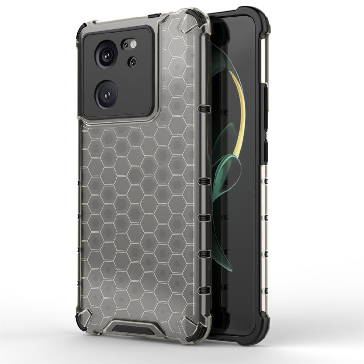 For Xiaomi 13T Pro Shockproof Honeycomb Phone Case(Black) - Xiaomi Cases by PMC TechLife | Online Shopping South Africa | PMC TechLife | Buy Now Pay Later Mobicred