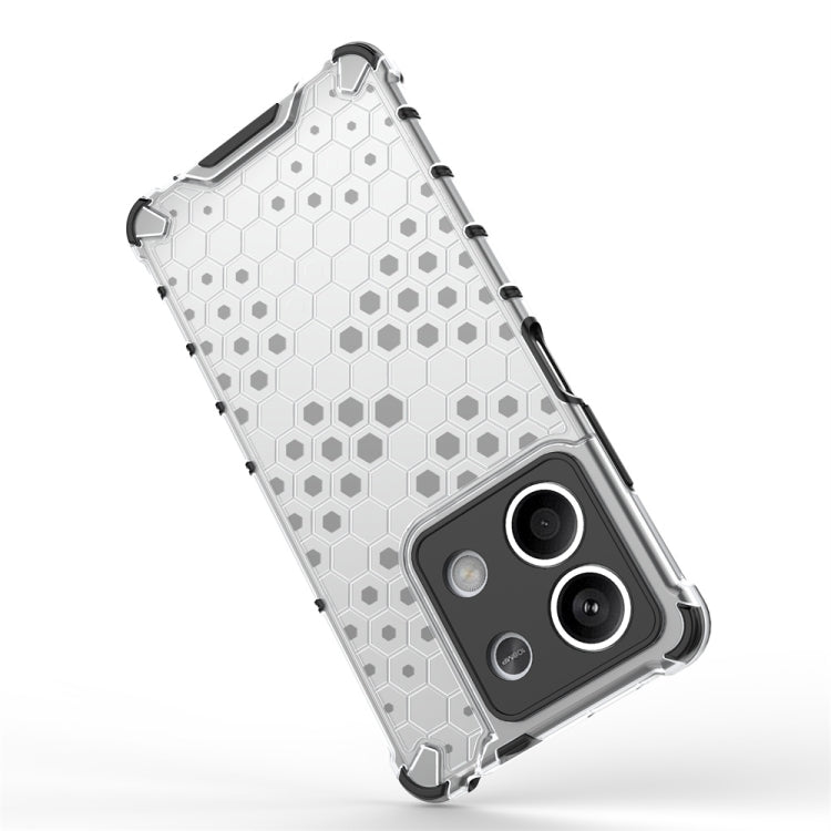 For Redmi Note 13 Shockproof Honeycomb Phone Case(White) - Note 13 Cases by PMC TechLife | Online Shopping South Africa | PMC TechLife | Buy Now Pay Later Mobicred