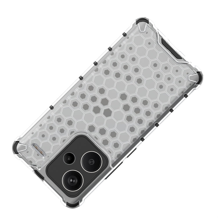 For Redmi Note 13 Pro+ Shockproof Honeycomb Phone Case(White) - Note 13 Pro+ Cases by PMC TechLife | Online Shopping South Africa | PMC TechLife