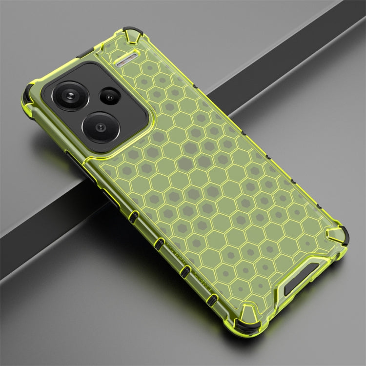 For Redmi Note 13 Pro+ Shockproof Honeycomb Phone Case(Green) - Note 13 Pro+ Cases by PMC TechLife | Online Shopping South Africa | PMC TechLife | Buy Now Pay Later Mobicred