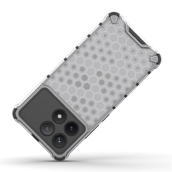 For Xiaomi Poco X6 Pro Shockproof Honeycomb Phone Case(Green)