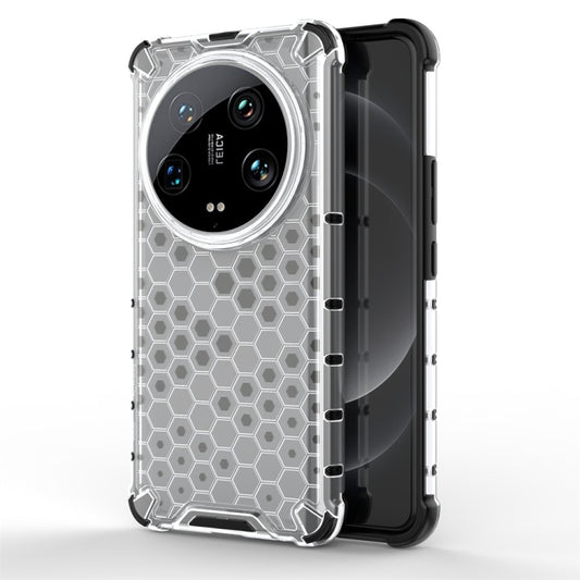 For Xiaomi 14 Ultra Shockproof Honeycomb Phone Case(White) - 14 Ultra Cases by PMC Jewellery | Online Shopping South Africa | PMC Jewellery | Buy Now Pay Later Mobicred