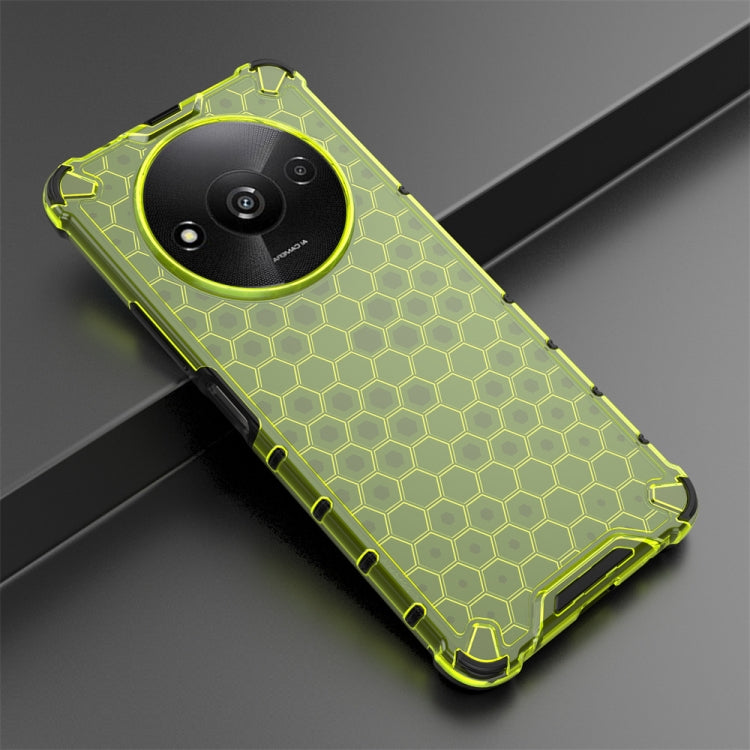 For Xiaomi Redmi A3 Shockproof Honeycomb Phone Case(Green) - free shipping - PMC TechLife - Order now!