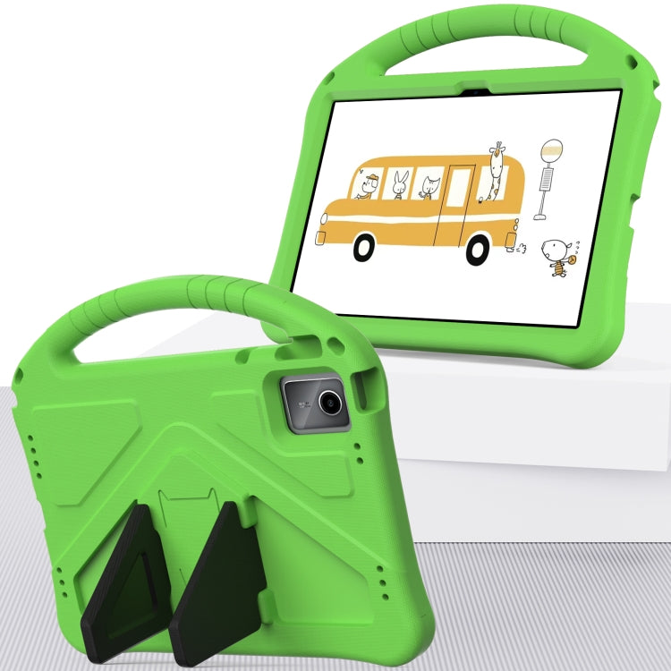 For Lenovo Tab M11 /Xiaoxin Pad 11 2024 EVA Shockproof Tablet Case with Holder(Green)